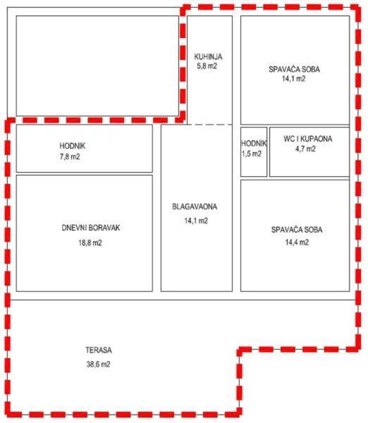 Apartman Branka 3 Crikvenica Dış mekan fotoğraf